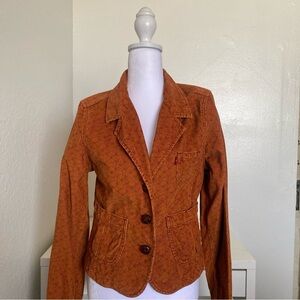 Levi’s Corduroy Jacket | Orange Rust | Y2K Vintage | Size L